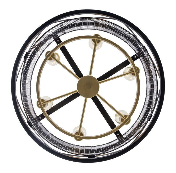 Varaluz Harlequin 612620 Chandelier Light - Warm Bronze/Gold