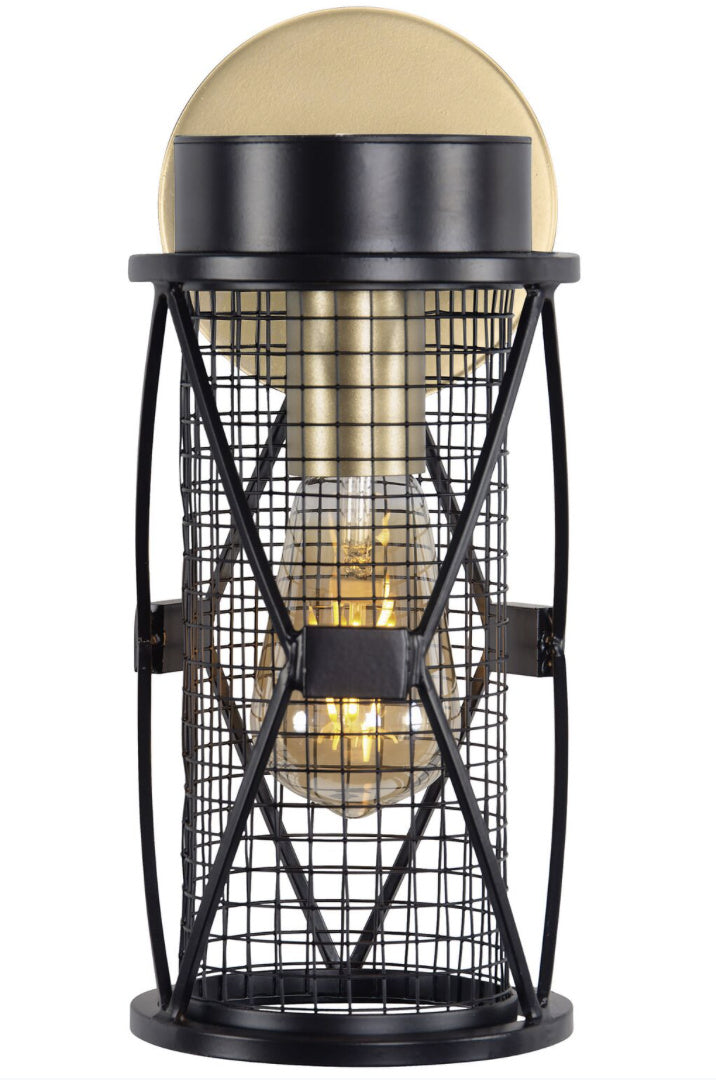 Varaluz Harlequin 612630 Wall Sconce Light - Warm Bronze/Gold
