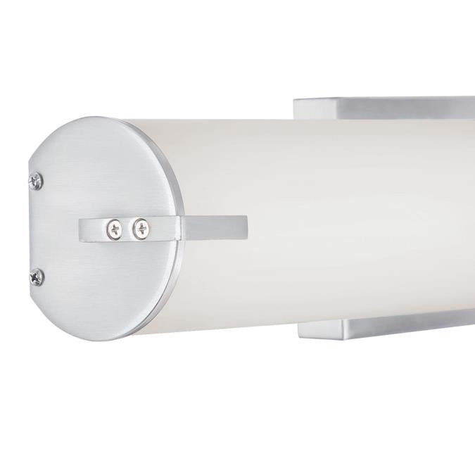 Westinghouse  6112100 Bath Vanity Light 6 in. wide - Brushed Nickel