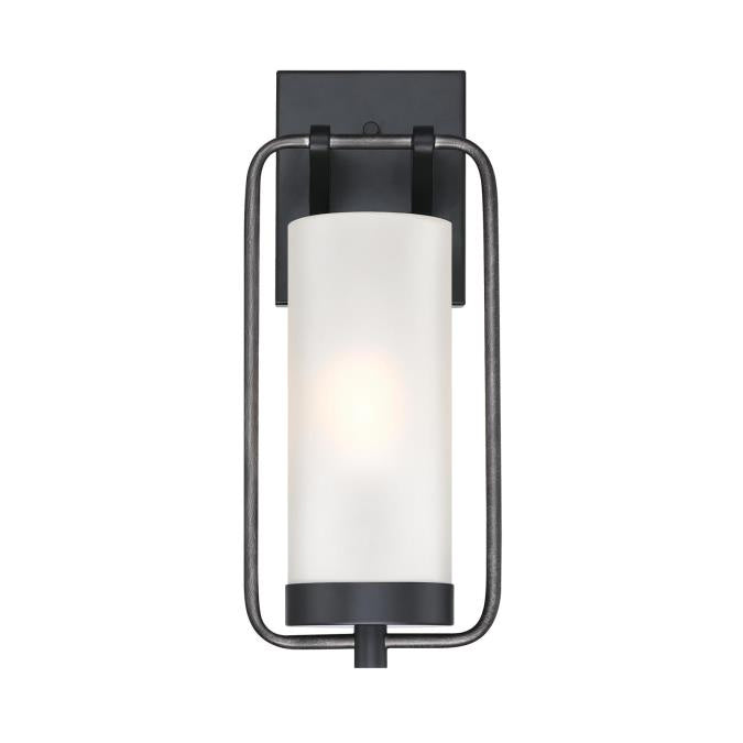 Westinghouse Lighting 6114400  Galtero Outdoor Matte Black & Distressed Aluminum