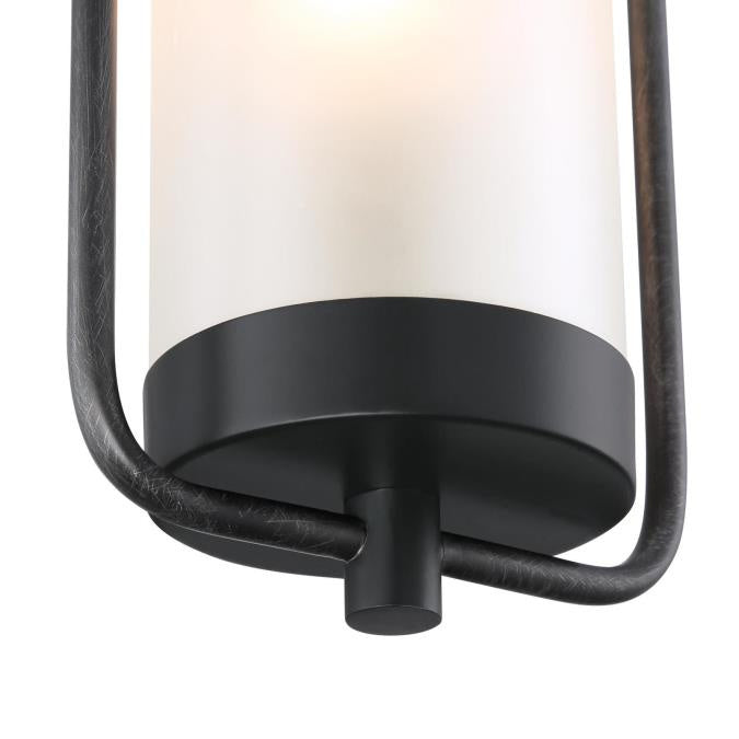 Westinghouse Lighting 6114400  Galtero Outdoor Matte Black & Distressed Aluminum