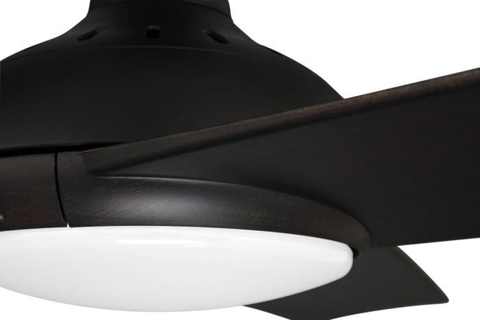 Craftmade Beckham Indoor/Outdoor BEK54FB3 Ceiling Fan 54 - Flat Black, Flat Black/Flat Black/