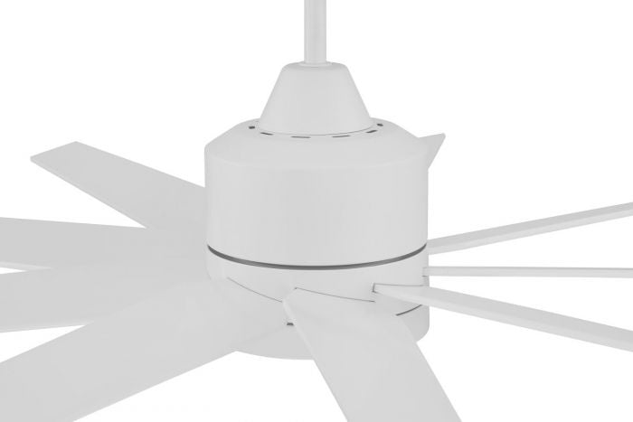 Craftmade Champion Indoor/Ourdoor CHP60MWW9 Ceiling Fan 60 - Matte White, Matte White/Matte White/