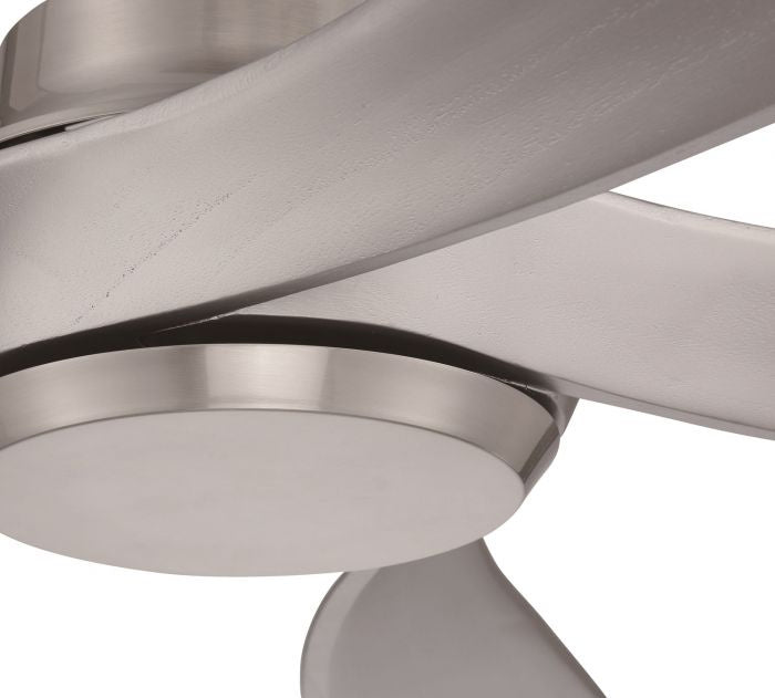 Craftmade Captivate CPT52BNK5 Ceiling Fan 52 - Brushed Polished Nickel, Brushed Nickel/Brushed Nickel/