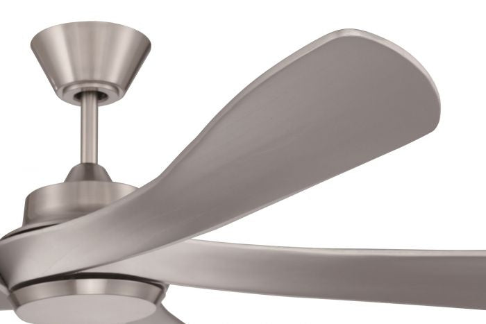 Craftmade Captivate CPT52BNK5 Ceiling Fan 52 - Brushed Polished Nickel, Brushed Nickel/Brushed Nickel/