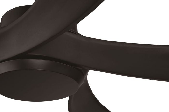 Craftmade Captivate Indoor/Outdoor CPT52FB5 Ceiling Fan 52 - Flat Black, Flat Black/Flat Black/