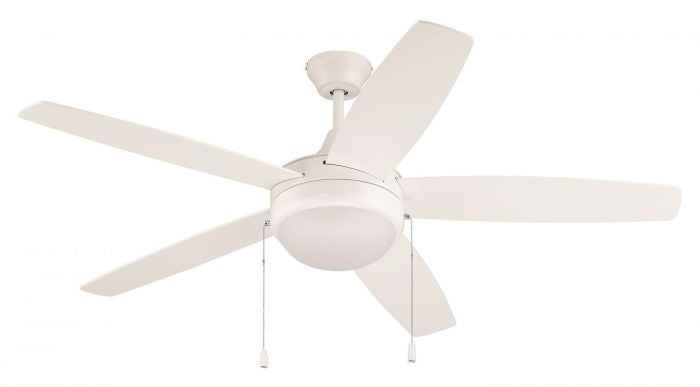 Craftmade Phaze Energy Star 5 Blade EPHA52W5 Ceiling Fan 52 - White, White/White/