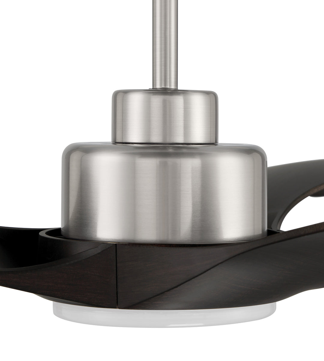 Craftmade Mesmerize MES60BNK3 Ceiling Fan 60 - Brushed Polished Nickel, Black Walnut/Black Walnut/