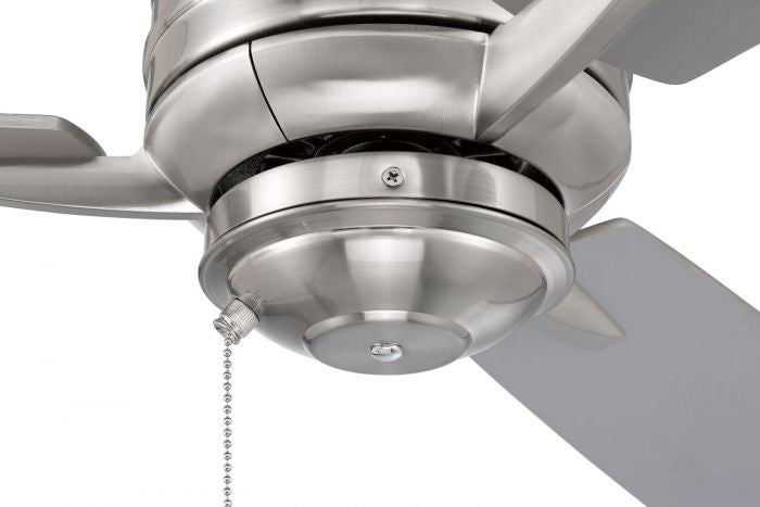 Craftmade Moto MOT52BNK3 Ceiling Fan 52 - Brushed Polished Nickel, Brushed Nickel/Driftwood/