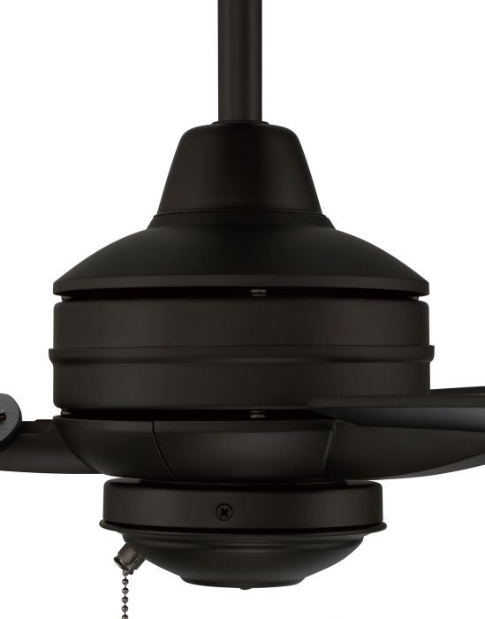 Craftmade Moto Indoor/Outdoor MOT52FB3 Ceiling Fan 52 - Flat Black, Flat Black/Greywood/