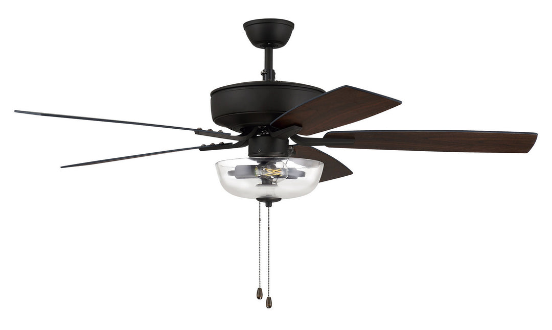 Craftmade Pro Plus 101 P101ESP5-52ESPWLN Ceiling Fan 52 - Espresso, Espresso/Walnut/