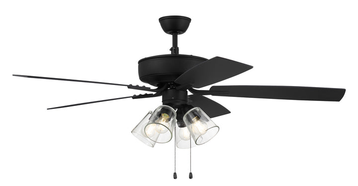 Craftmade Pro Plus 104 P104ESP5-52ESPWLN Ceiling Fan 52 - Espresso, Espresso/Walnut/