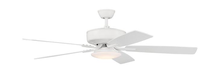 Craftmade Pro Plus 112 P112W5-52WWOK Ceiling Fan 52 - White, White/Washed Oak/