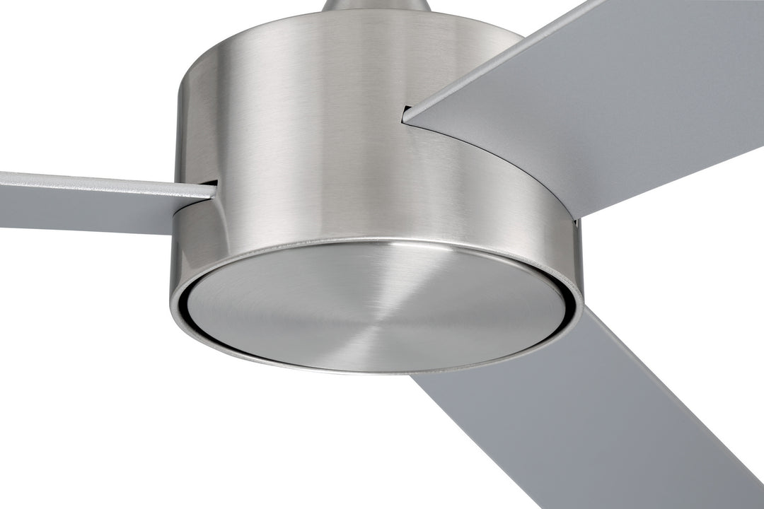 Craftmade Provision PRV52BNK3 Ceiling Fan 52 - Brushed Polished Nickel, Brushed Nickel/Brushed Nickel/