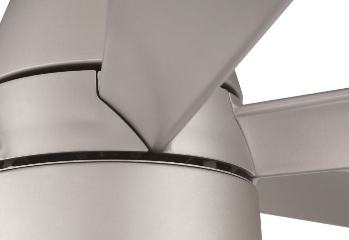 Craftmade Quirk QRK54TI6 Ceiling Fan 54 - Titanium, Titanium/Titanium/