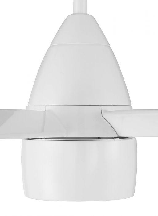 Craftmade Quirk QRK54W6 Ceiling Fan 54 - White, White/White/