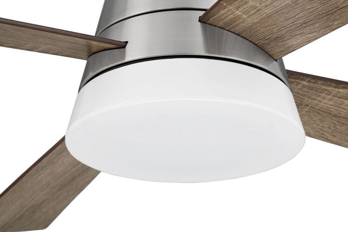 Craftmade Revello REV52BNK4 Ceiling Fan 52 - Brushed Polished Nickel, Driftwood/Driftwood/