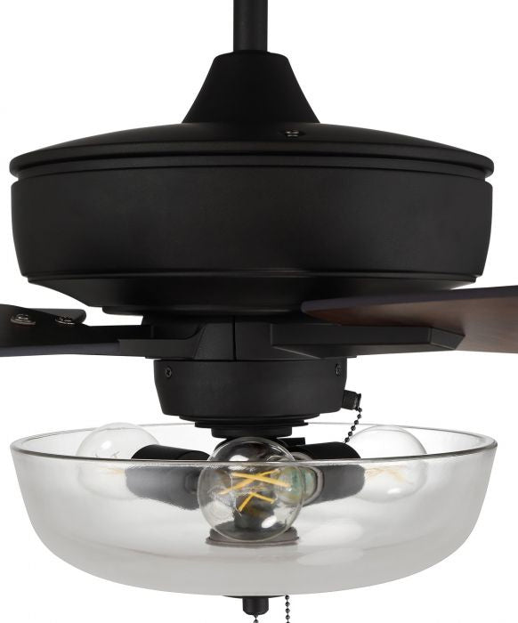 Craftmade Super Pro 101 S101ESP5-60ESPWLN Ceiling Fan 60 - Espresso, Espresso/Walnut/