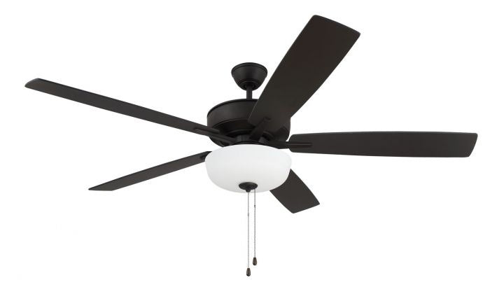 Craftmade Super Pro 111 S111ESP5-60ESPWLN Ceiling Fan 60 - Espresso, Espresso/Walnut/