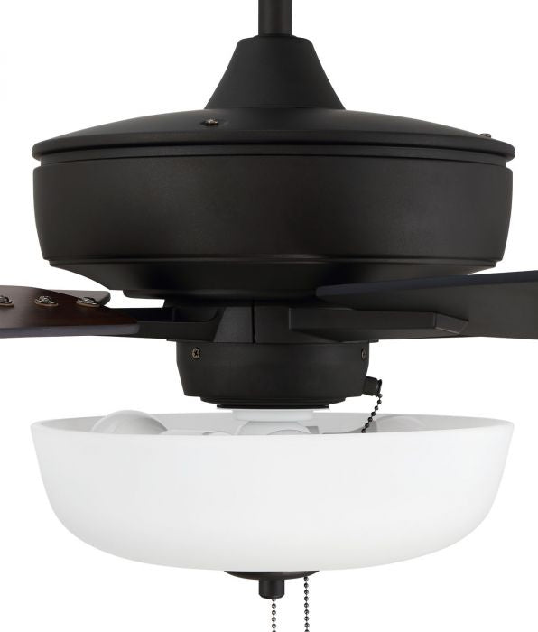 Craftmade Super Pro 111 S111ESP5-60ESPWLN Ceiling Fan 60 - Espresso, Espresso/Walnut/