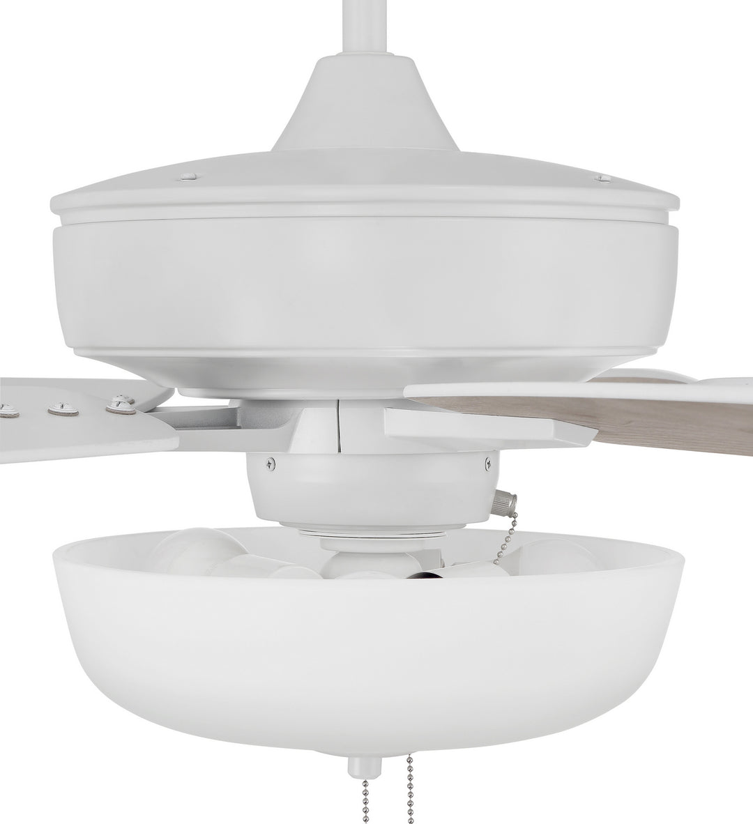 Craftmade Super Pro 111 S111W5-60WWOK Ceiling Fan 60 - White, White/Washed Oak/