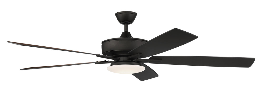 Craftmade Super Pro 112 S112ESP5-60ESPWLN Ceiling Fan 60 - Espresso, Espresso/Walnut/