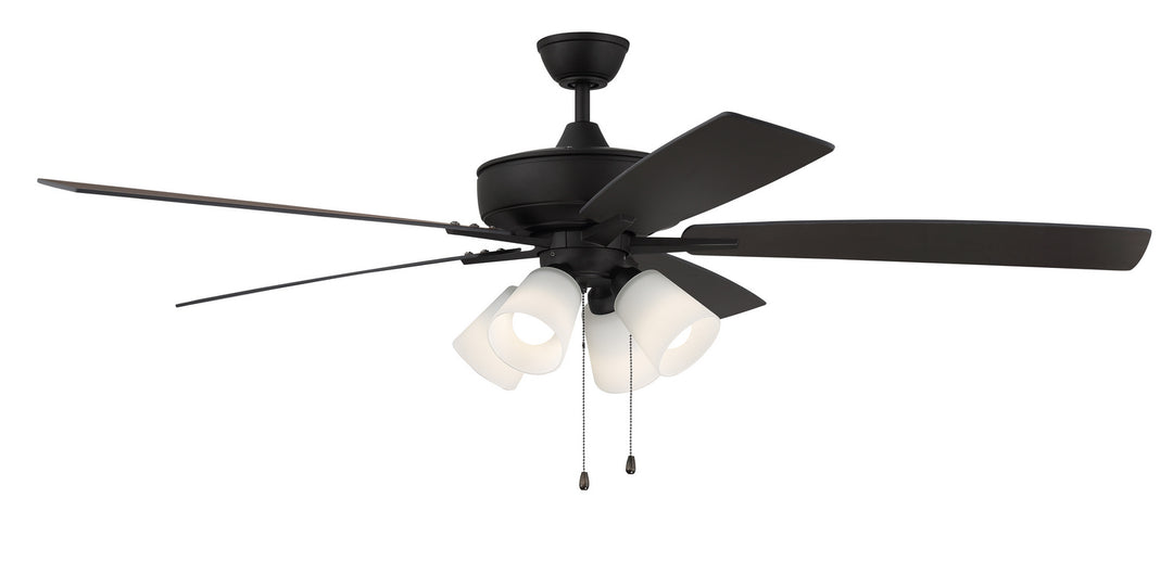 Craftmade Super Pro 114 S114ESP5-60ESPWLN Ceiling Fan 60 - Espresso, Espresso/Walnut/