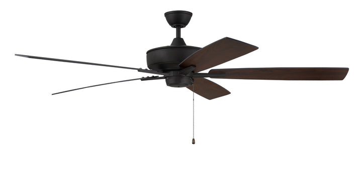 Craftmade Super Pro 60 S60ESP5-60ESPWLN Ceiling Fan 60 - Espresso, Espresso/Walnut/