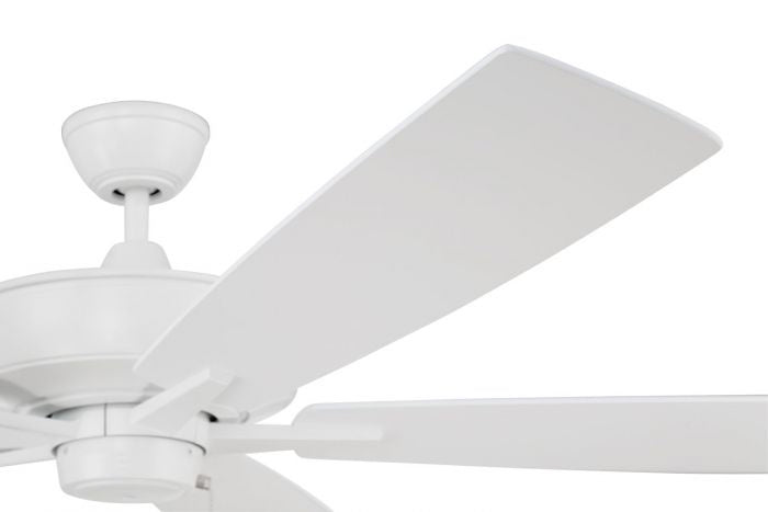 Craftmade Super Pro 60 S60W5-60WWOK Ceiling Fan 60 - White, White/Washed Oak/