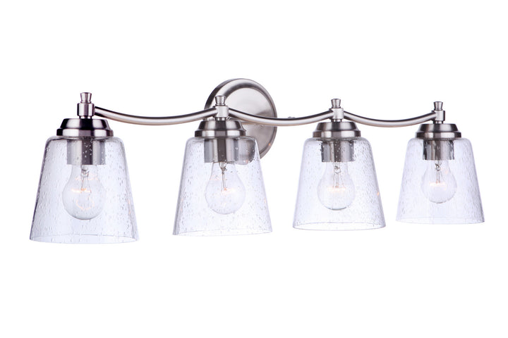 Craftmade Tyler 50204-BNK Bath Vanity Light 31 in. wide - Brushed Polished Nickel