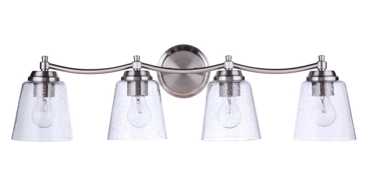 Craftmade Tyler 50204-BNK Bath Vanity Light 31 in. wide - Brushed Polished Nickel