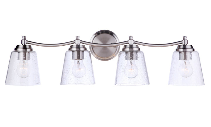 Craftmade Tyler 50204-BNK Bath Vanity Light 31 in. wide - Brushed Polished Nickel