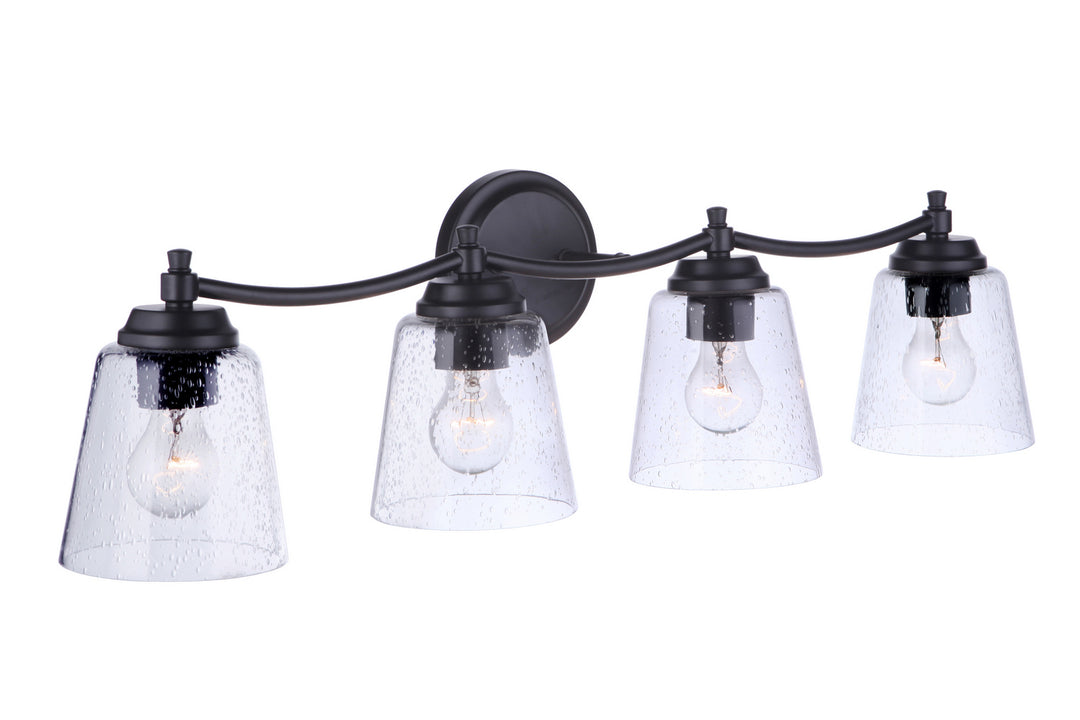 Craftmade Tyler 50204-FB Bath Vanity Light 31 in. wide - Flat Black