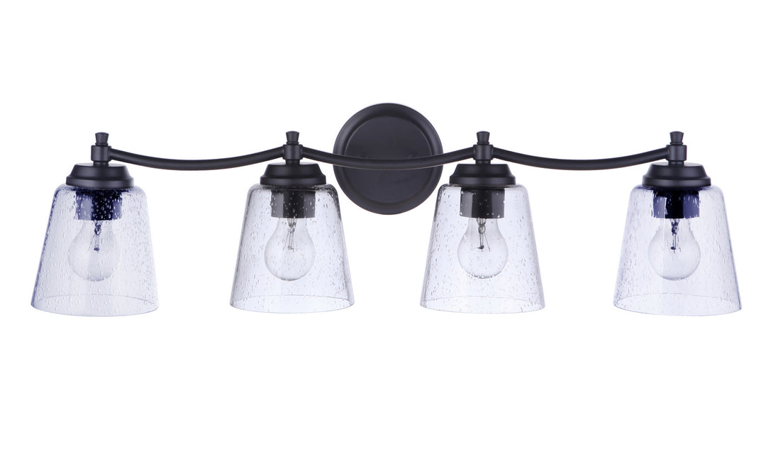 Craftmade Tyler 50204-FB Bath Vanity Light 31 in. wide - Flat Black