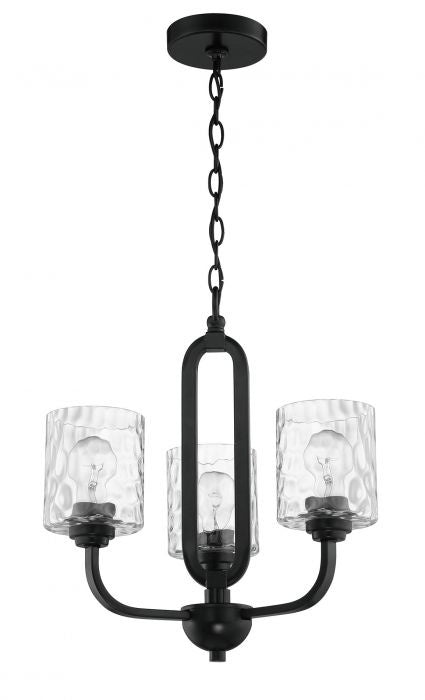 Craftmade Collins 54223-FB Chandelier Light - Flat Black