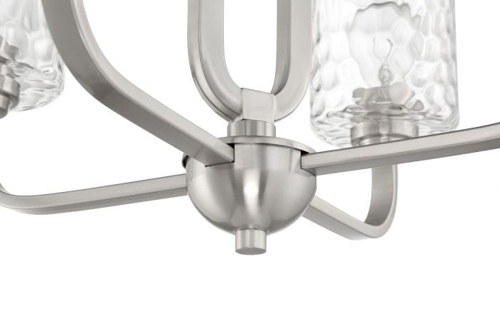 Craftmade Collins 54224-BNK Chandelier Light - Brushed Polished Nickel