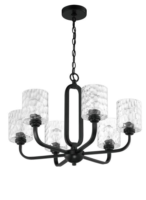 Craftmade Collins 54226-FB Chandelier Light - Flat Black