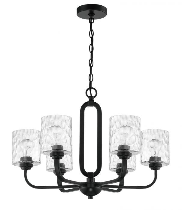 Craftmade Collins 54226-FB Chandelier Light - Flat Black