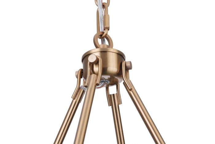 Craftmade Larrson 54326-SB Chandelier Light - Satin Brass