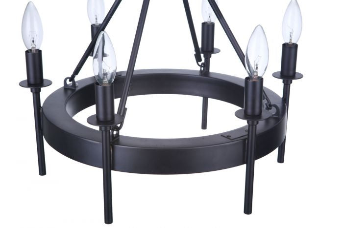 Craftmade Larrson 54356-FB Ceiling Light - Flat Black
