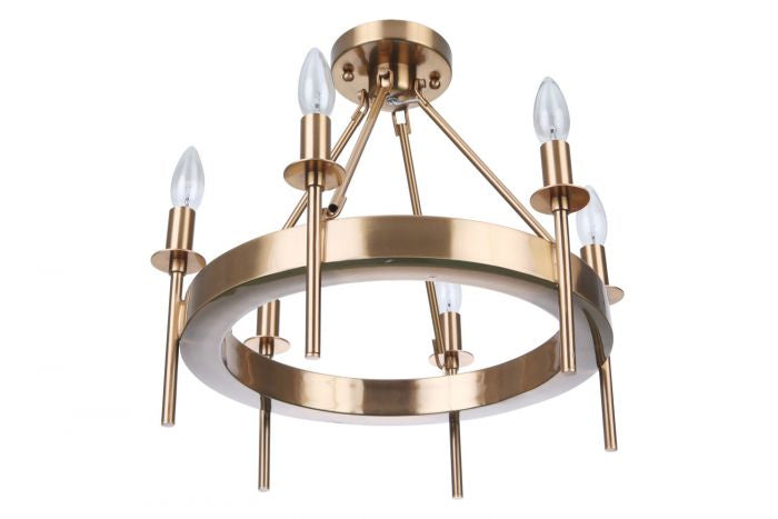Craftmade Larrson 54356-SB Ceiling Light - Satin Brass