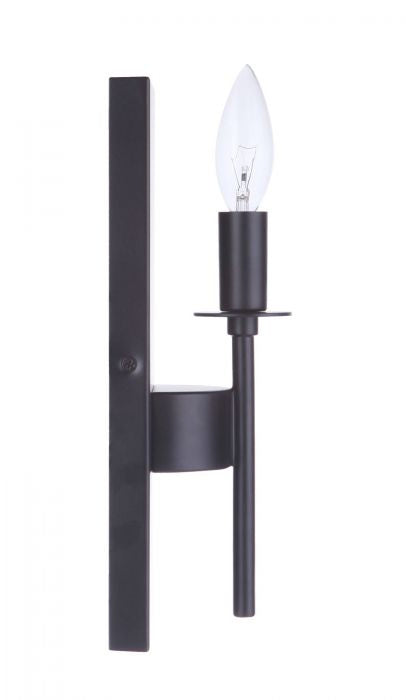 Craftmade Larrson 54361-FB Wall Sconce Light - Flat Black