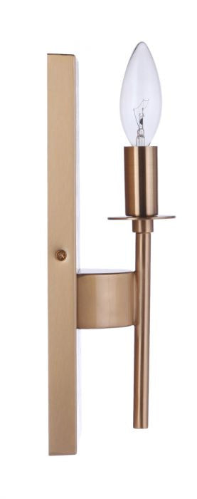 Craftmade Larrson 54361-SB Wall Sconce Light - Satin Brass