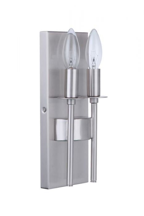 Craftmade Larrson 54362-BNK Wall Sconce Light - Brushed Polished Nickel