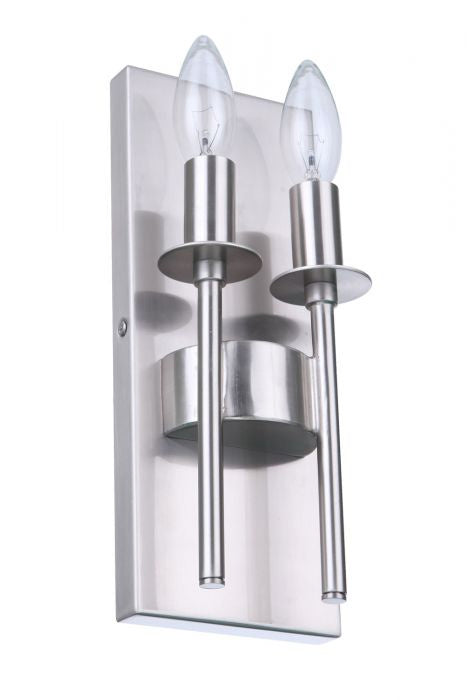 Craftmade Larrson 54362-BNK Wall Sconce Light - Brushed Polished Nickel