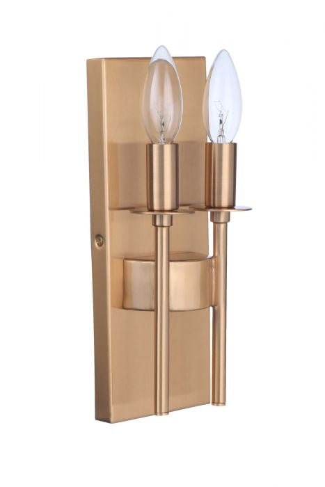 Craftmade Larrson 54362-SB Wall Sconce Light - Satin Brass
