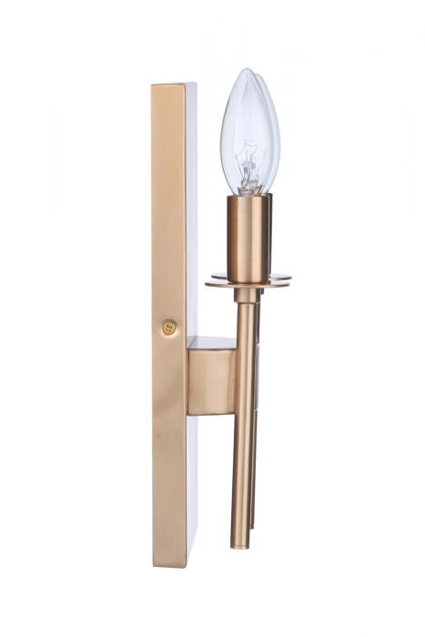 Craftmade Larrson 54362-SB Wall Sconce Light - Satin Brass