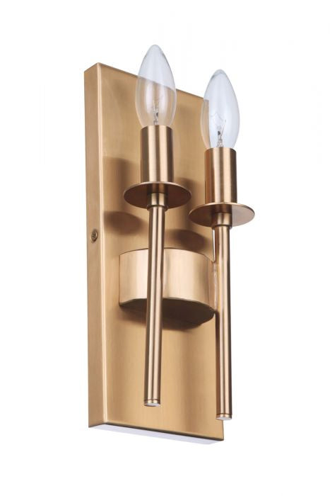Craftmade Larrson 54362-SB Wall Sconce Light - Satin Brass