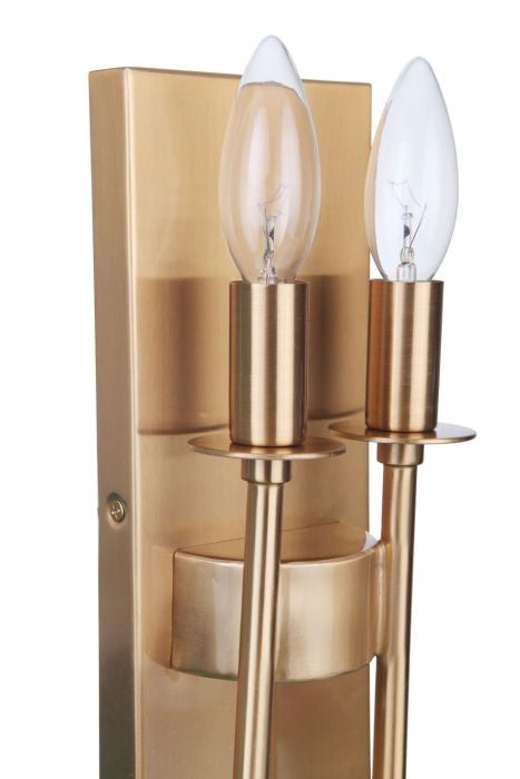 Craftmade Larrson 54362-SB Wall Sconce Light - Satin Brass