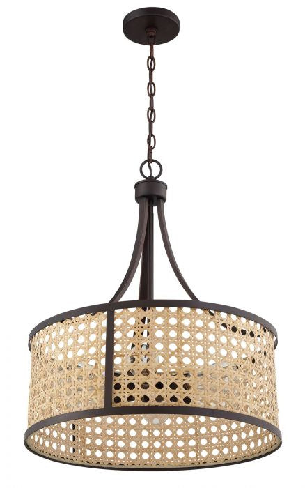 Craftmade Malaya 54596-ABZ Chandelier Light - Aged Bronze Brushed